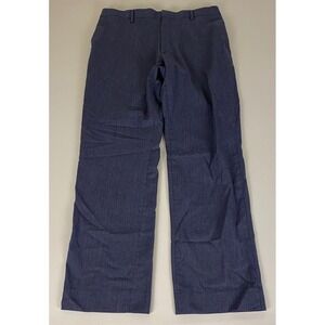 Banana Republic Classic Fit Navy Heather Dress Pants‎ Men's 34x32 Wool Blend